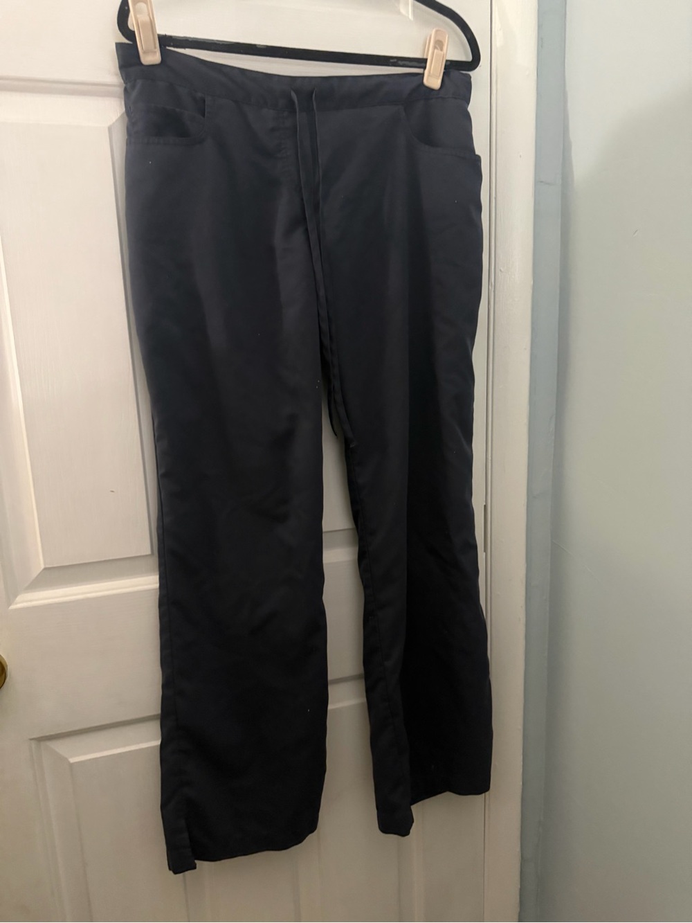 Grey’s Anatomy by Barco Black Scrub Pants Drawstring 35” Waist 38” Length